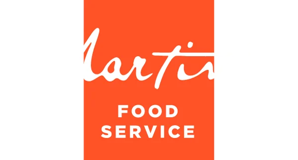 martini food service logo negativo
