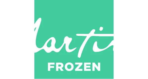 logo martini frozen negativo