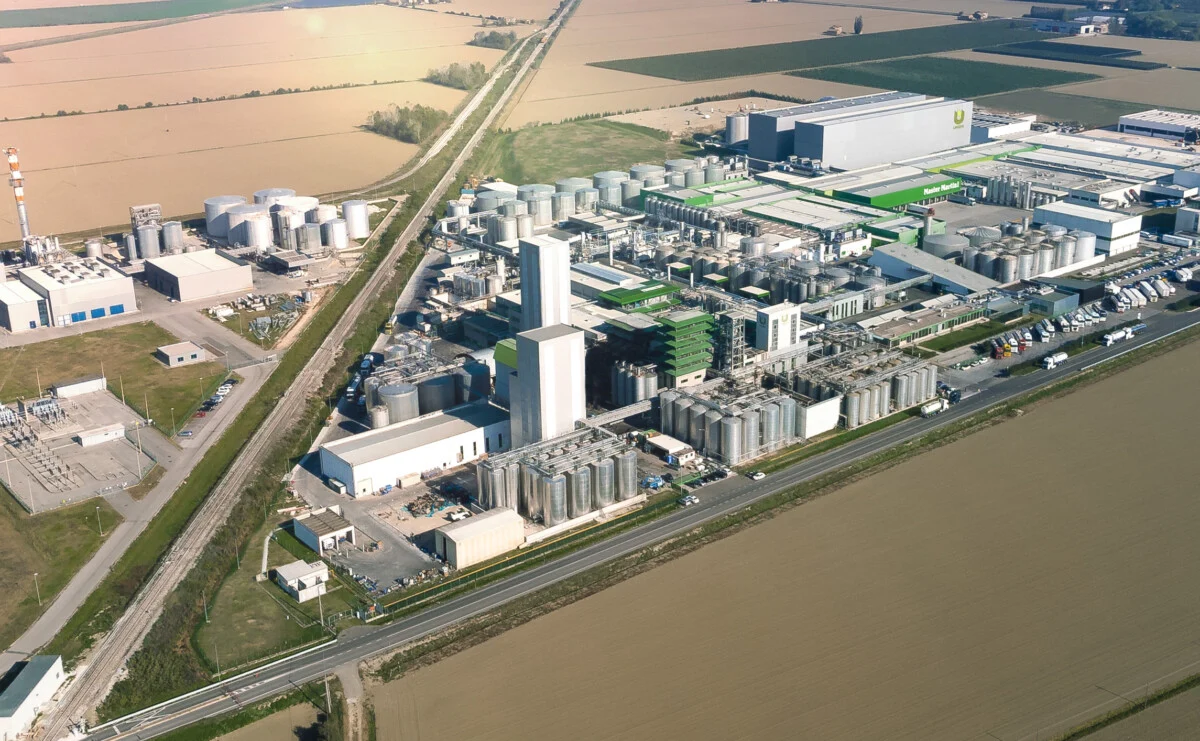 stabilimento industriuale foto aerea