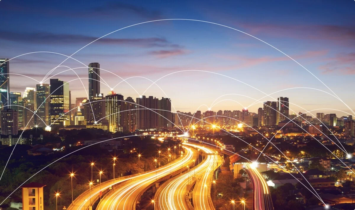 connessione globale network industia