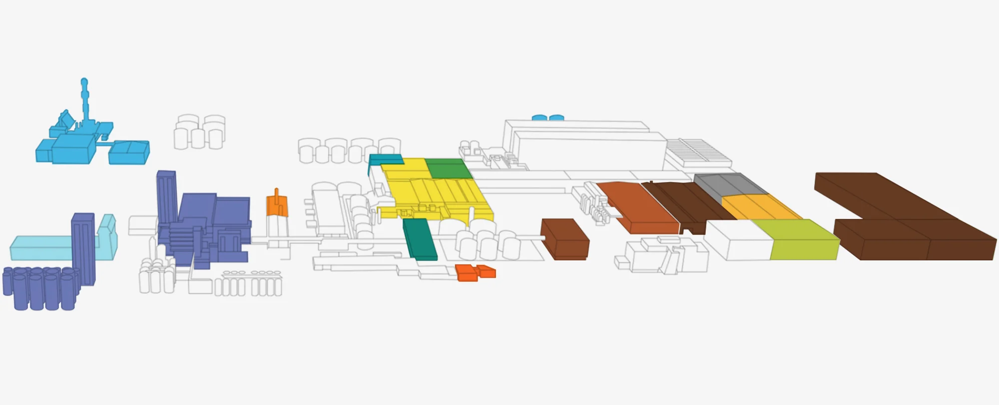 mappa complesso industriale
